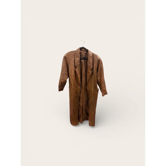 Pelle Jackets & Blazers - Pelle Full Length Geniune Leather Coat - Size S